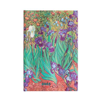 Kalender Paperblanks 12M 2025 Mini V.Gogh Irises