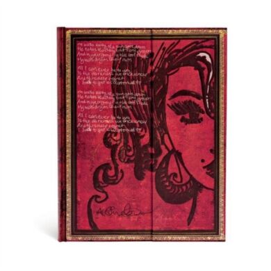 Amy Winehouse, Tears Dry (Embellished Manuscripts Collection) Ultra Lined Hardcover Journal (Wrap Cl