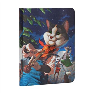 Cat and the Fiddle Lined Hardcover Journal