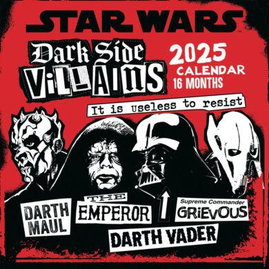 Kalender 2025 STAR WARS VILLAINS 30x30cm