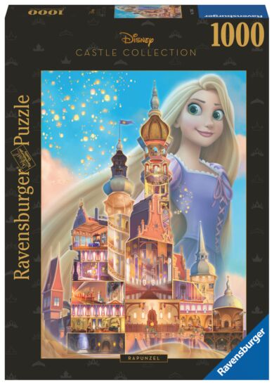 Puslespill 1000 Disney Rapunzel Slott Ravensburger