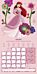 Kalender 2025 DISNEY PRINCESS 30x30cm