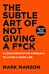 The subtle art of not giving a f*ck