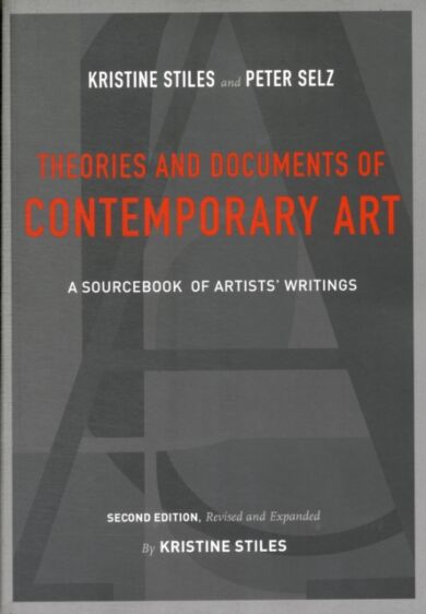 Theories and Documents of Contemporary Art