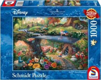 Disney - Alice in Wonderland by Thomas Kinkade 1000 Piece Schmidt Puzzle