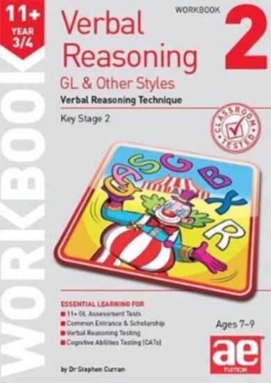 11+ Verbal Reasoning Year 3/4 GL & Other Styles Workbook 2