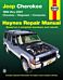 Jeep Cherokee Cherokee, Comanche & Wagoneer Limited, 2WD & 4WD, petrol (1984-2001) Haynes Repair Man