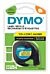 Tape Dymo LetraTag 12mm plast Sort/Gul