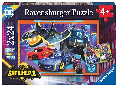 Puslespill 2X24 Batwheels Ravensburger